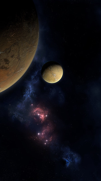 Universe, Ball, Planet, Satellite, Open Space HD phone wallpaper