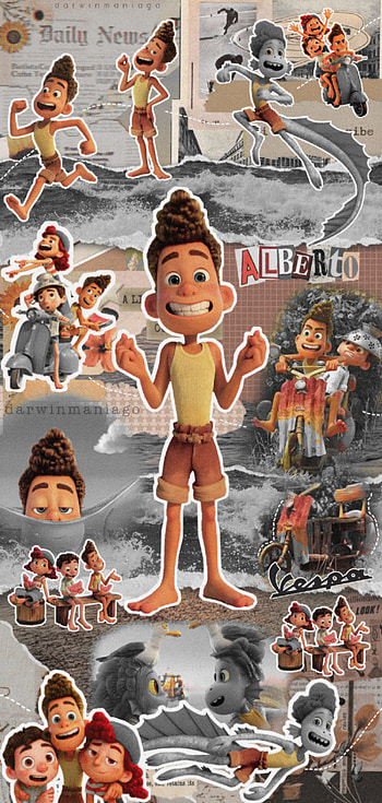 alberto luca, disney, pixar HD phone wallpaper