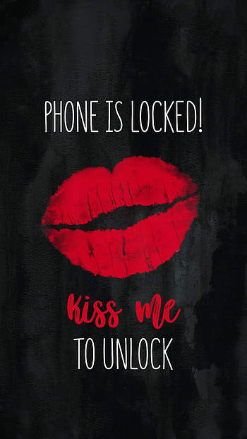 Kiss me to unlock, jaw, lip HD phone wallpaper