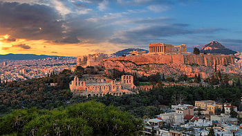 Acropolis' Parthenon, Ancient Greek temple, Bing gallery, Greece graphy HD wallpaper