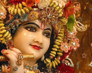 Lord Krishna With Flute, God, Flute, Lord, Bhakti, Cute HD wallpaper