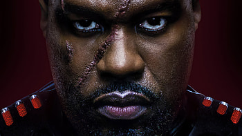 Aquaman and The Lost Kingdom - Intense Character Close-Up, Yahya Abdul-Mateen II, movie, Aquaman and The Lost Kingdom, Black Manta HD wallpaper