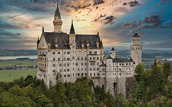 Neuschwanstein Castle hohenschwangau, Beautiful castle, Bavarian charm, Castles of Germany HD wallpaper