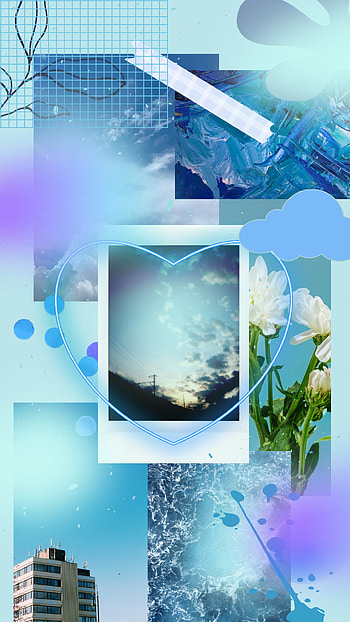 Blue Aesthetic, atmosphere, sky HD phone wallpaper