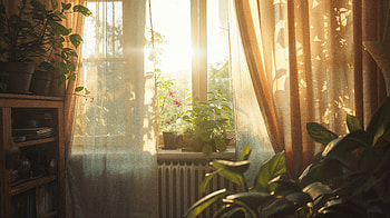 Sunlit Sanctuary: Houseplant Room, houseplant, room, interior, sunlight, indoor plants HD wallpaper