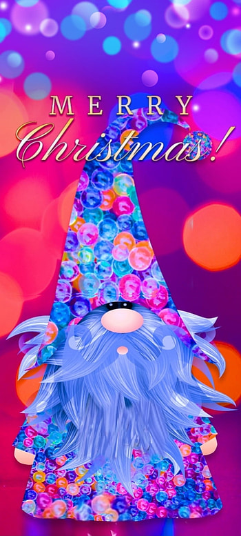 Gnome Christmas, pastel HD phone wallpaper