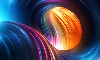 Colorful curves, stock, abstract HD wallpaper
