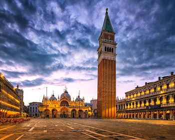 St. Mark's Square, Venice, Fine art graphy, Nico Trinkhaus' collection HD wallpaper