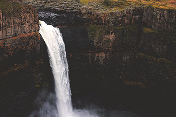 Nature, Waterfall, Break, Precipice, Flow, Stream HD wallpaper