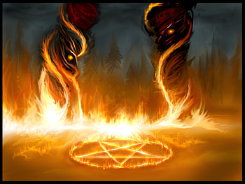 fire twisters, bremstone, twister, fire HD wallpaper