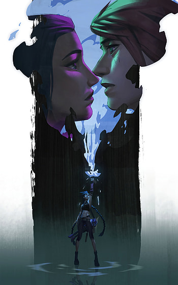 Arcane Icons: Caitlyn, Vi & Jinx Showcase, VI (League Of Legends), Jinx (League Of Legends), TV Show, Arcane HD phone wallpaper
