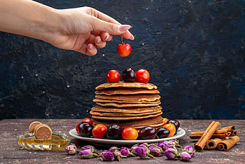 food, pancake HD wallpaper