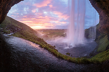 Seljalandsfoss Waterfall Iceland 10k, waterfall, iceland, nature HD wallpaper