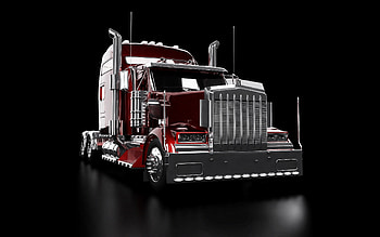 Big Rig, prime, mover, rig, truck HD wallpaper