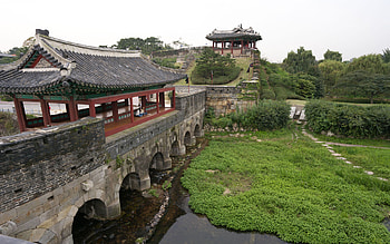 Hwahongmun Gate, Korea HD wallpaper