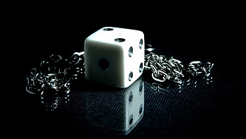 Dark, Shadow, Metal, Dice, Chain, Die HD wallpaper