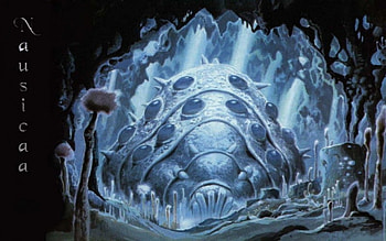nausicaa of the valley of the wind, anime, monster, movie HD wallpaper