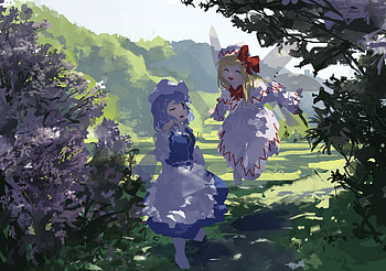 Letty Whiterock & Lily White, Lily White, Letty Whiterock, Anime, Touhou HD wallpaper