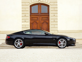 Sports, Auto, Aston Martin, Cars, Building, Side View, Style, Db9, 2006 HD wallpaper