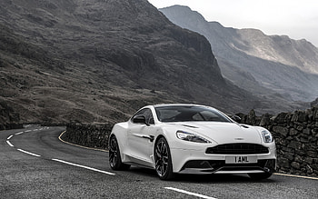 Aston Martin Vanquish Carbon Edition, Refined beauty, Carbon fiber elegance, Exquisite craftsmanship HD wallpaper