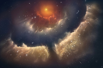 Bird Nebula Galaxy, galaxy, space, digital-universe, artist, artwork, digital-art, artstation HD wallpaper