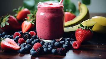 Berry Bliss Smoothie, fruit, food, smoothie HD wallpaper