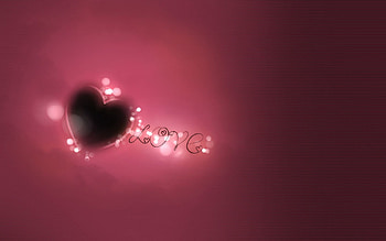 Love, Glow, Inscription, Heart HD wallpaper