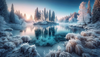 Frosty Winter Wonderland, frosty, winter scene HD wallpaper