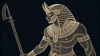 egyptian warrior, Pharaoh, ancient Egypt, statue HD wallpaper