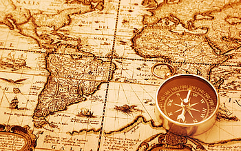 Compass, Map HD wallpaper