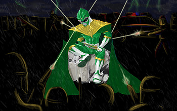 Green Ranger Dragonzord Green storm by maxvolnutt HD wallpaper