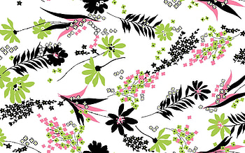Flowers, Background, Leaves, Patterns, Texture, Textures HD wallpaper