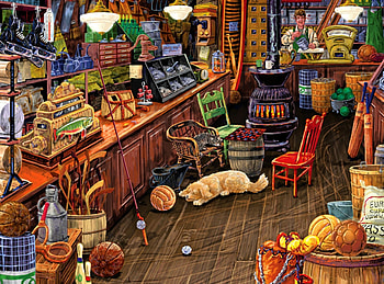 Walt's Sporting Goods F1mp, dog, architecture, art, beautiful, sports, artwork, wide screen, painting, canine HD wallpaper