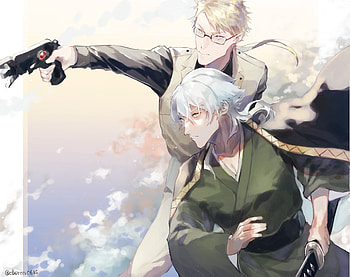 Doppo Kunikida & Yukichi Fukuzawa, Yukichi Fukuzawa, Doppo Kunikida, Anime, Bungou Stray Dogs HD wallpaper