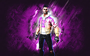 Fortnite Elite Maverick Skin, Fortnite, main characters, purple stone background, Elite Maverick, Fortnite skins, Elite Maverick Skin, Elite Maverick Fortnite, Fortnite characters HD wallpaper
