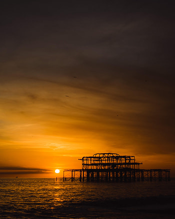 Nature, Sunset, Sun, Horizon, Structure HD phone wallpaper