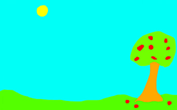 Elizabeth's apple tree, other, abstract, apple tree HD wallpaper