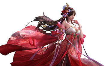 Oriental Beauty, digital, art, fantasy, , girl, beauty, woman HD wallpaper