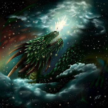 Art, Glare, Glow, Dragon, Being, Creature, Fiction, That's Incredible HD phone wallpaper