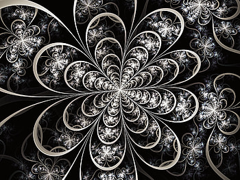Abstract, Pattern, Fractal, Bw, Chb, Digital HD wallpaper