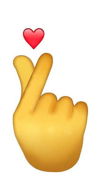 Finger Heart, Sticker HD phone wallpaper