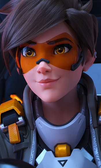 Tracer Overwatch 2, , Dynamic illustrations, High-quality visuals HD phone wallpaper