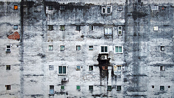 Cities, Building, Facade, Gloomy, Shabby, Emptiness, Devastation HD wallpaper