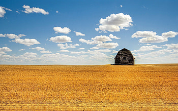 Nature, Clouds, Field, Culture, Barn, Shed, Hay, Agriculture HD wallpaper