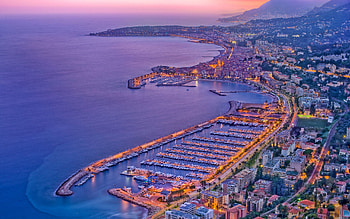Cities, France, Port, Menton HD wallpaper