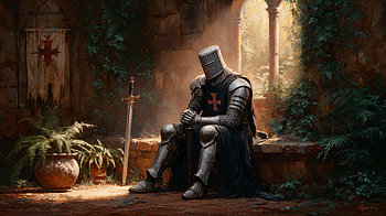 Knight Templar in – Majestic Medieval Warrior, knight, medieval, armor, sword HD wallpaper