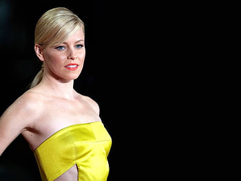 Elizabeth Banks, model, 2015, , Elizabeth, beautiful, actress, ponytail, yellow, Banks HD wallpaper