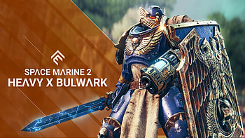 Space Marine 2 Heavy x Bulwark, video game, Warhammer 40K: Space Marine 2, Ultramarines (Warhammer 40k) HD wallpaper