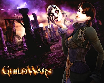 Mask Girl, mask, video game, fantasy, girl, guild wars, beauty HD wallpaper