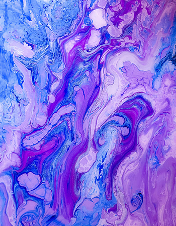 Divorces, Paint, Abstract, Violet, Liquid, Purple HD phone wallpaper